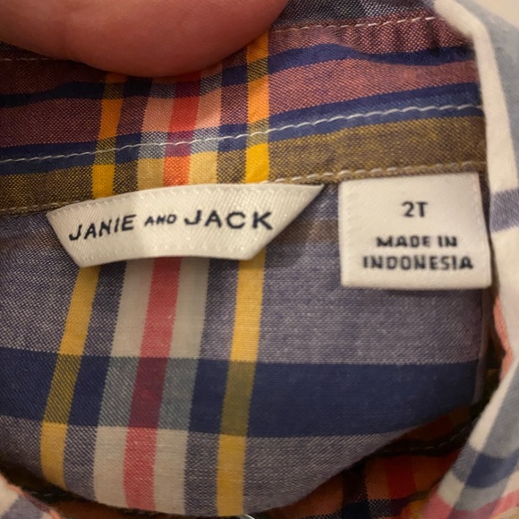Janie and Jack Toddler button down - Picture 3 of 3
